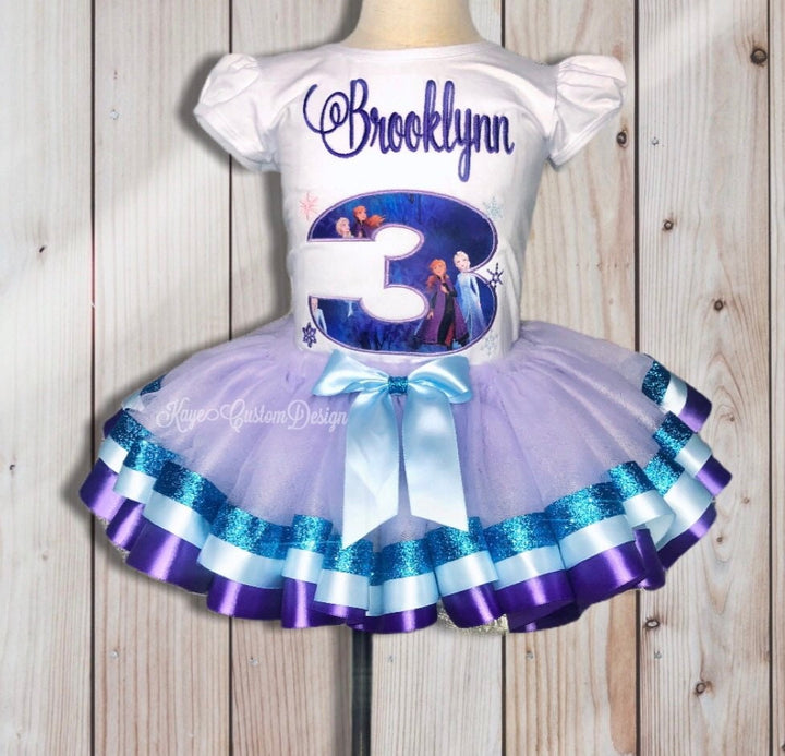 Lovely Elegant Birthday Outfit from Frozen for Your Princess Kaye Custom Design