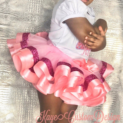 Peppa Pig Birthday Outfit Pink | Peppa Tutu Set | Peppa Pig Dress Kaye Custom Design